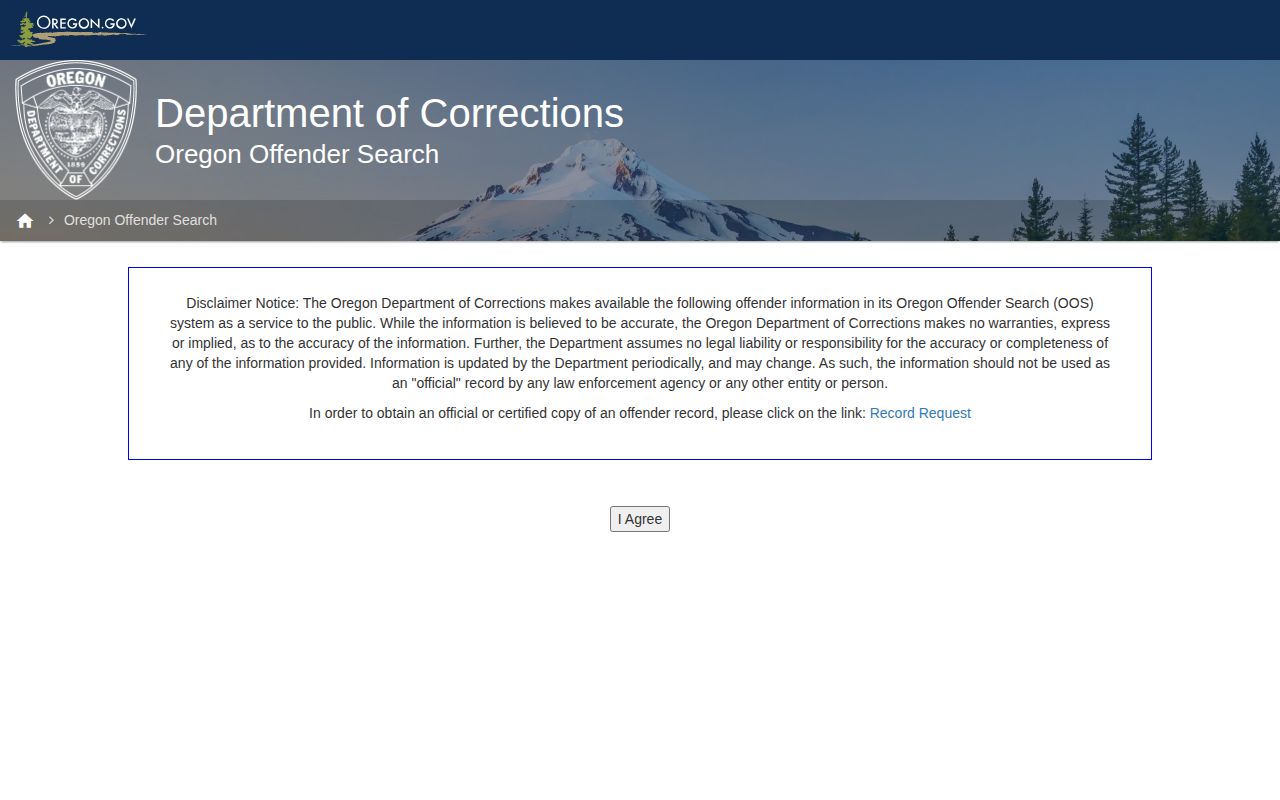 Oregon offender search for Wasco County released inmates